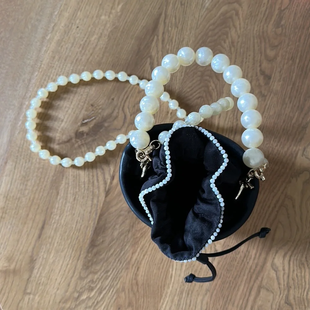 Lele Sadoughi Dallas Bag Pearl - Picture 2 of 6